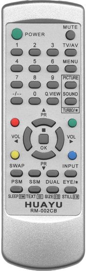 Huayu, LG RM-002CB Для LG корпус 6710V00017H универсальный пульт
