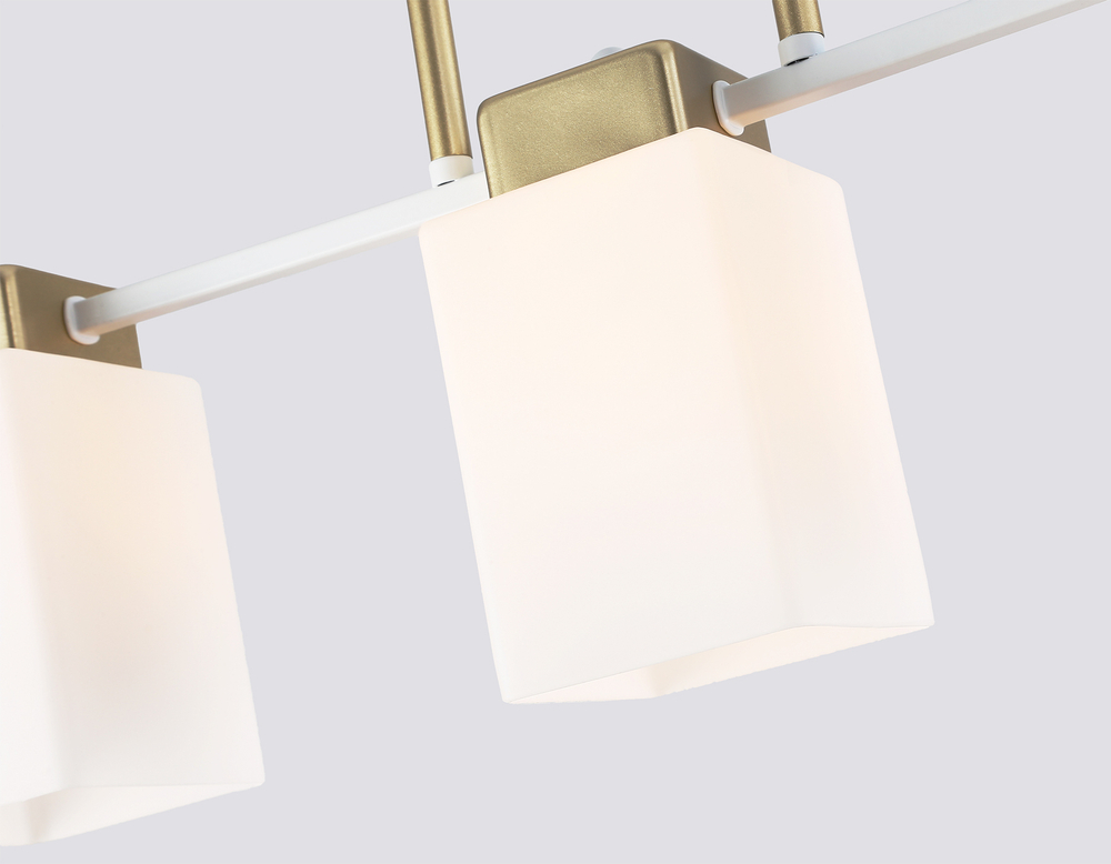 Светильник подвесной TR303045/3 WH/GD белый/золото E27/3 max 60W 540*100*270