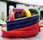 Детский надувной батут "Радужный" с печатью