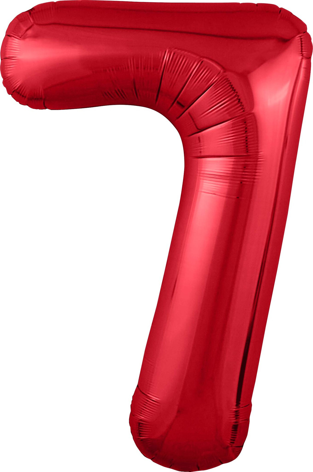 Шар (40""/102 см) Цифра, 7 Slim, Красный, 1 шт. в упак. г80