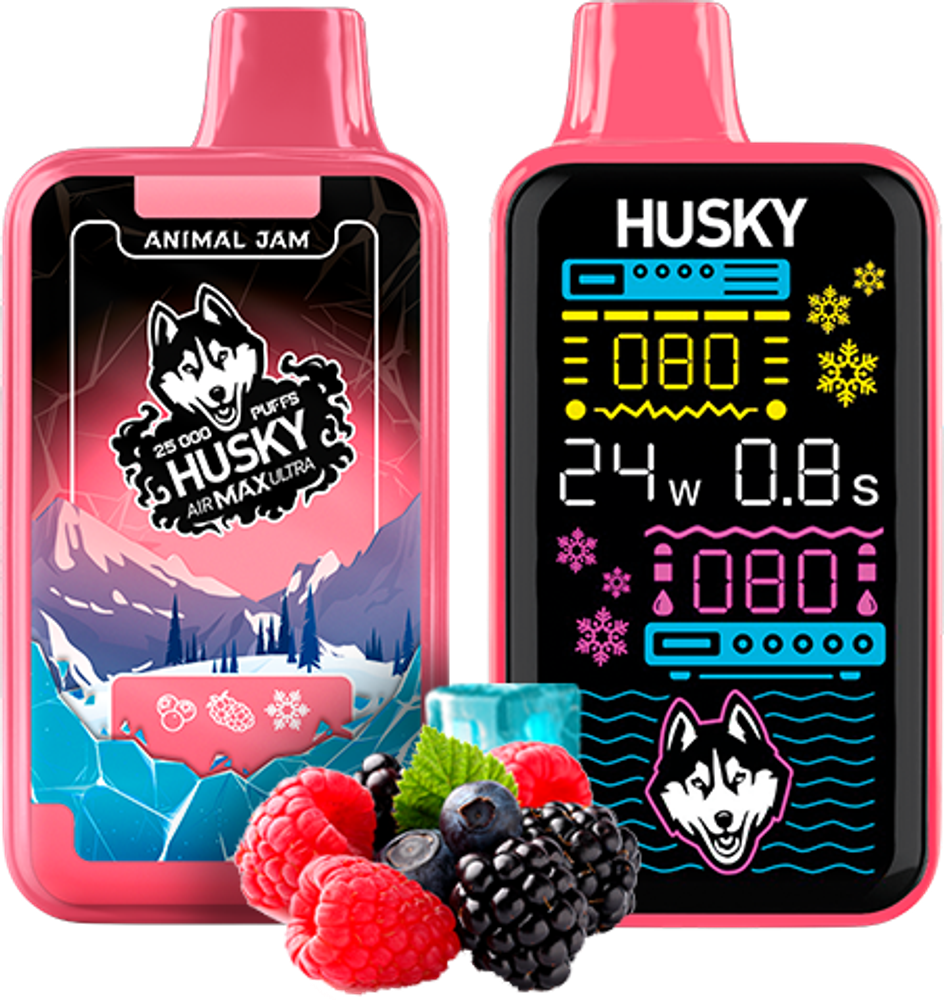 Одноразовая электронная сигарета Husky Air Max Ultra - Animal Jam (25000 затяжек) Одноразовая электронная сигарета Husky Air Max Ultra - Animal Jam (25000 затяжек)