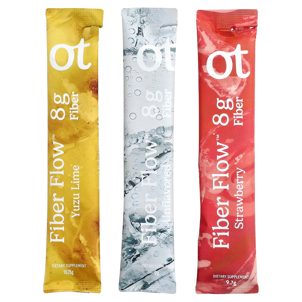Organic Traditions, Fiber Flow™, ассорти из 12 стиков, 118 г (4,1 унции)