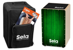 SELA SE 131 EN Cajon Varios Bundle Green (рюкзак, обучающее пособие, коврик на сиденье в комплекте)