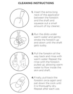 Фаллоимитатор на присоске необрезанный King Cock 6 Uncut Cock (Цвет: телесный)