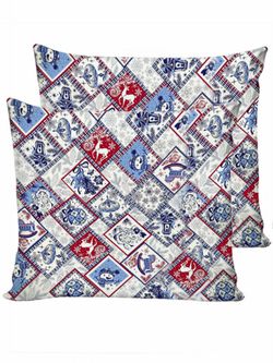 Постельное белье Сказка "Зимние картинки" 1,5-сп Наволочка 70х70 см 1 шт Простынь на резинке 90х200 см Пододеяльник 145х215 см, перкаль