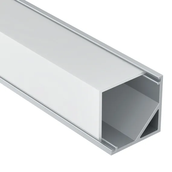 Алюминиевый профиль  накладной угловой  16x16 (Серебро, 2 м), ALM009S-2M Led Strip alm009s-2m