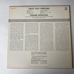 Винтажная виниловая пластинка LP Frank Sinatra That Old Feeling (Япония 1979) (Без Оби)