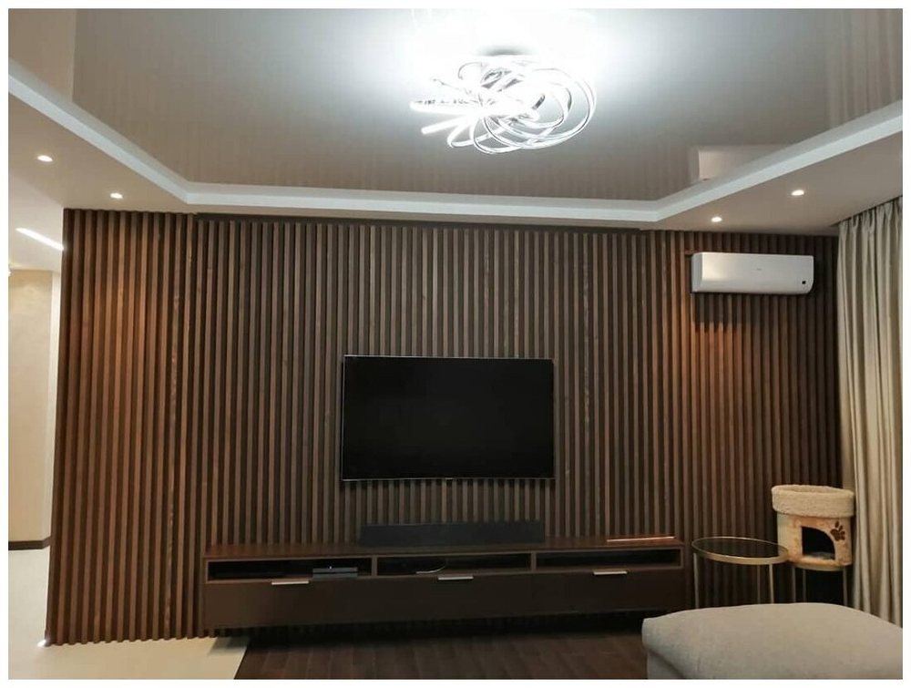 Брусок декоративный в зоне TV из Сосны 30х35мм