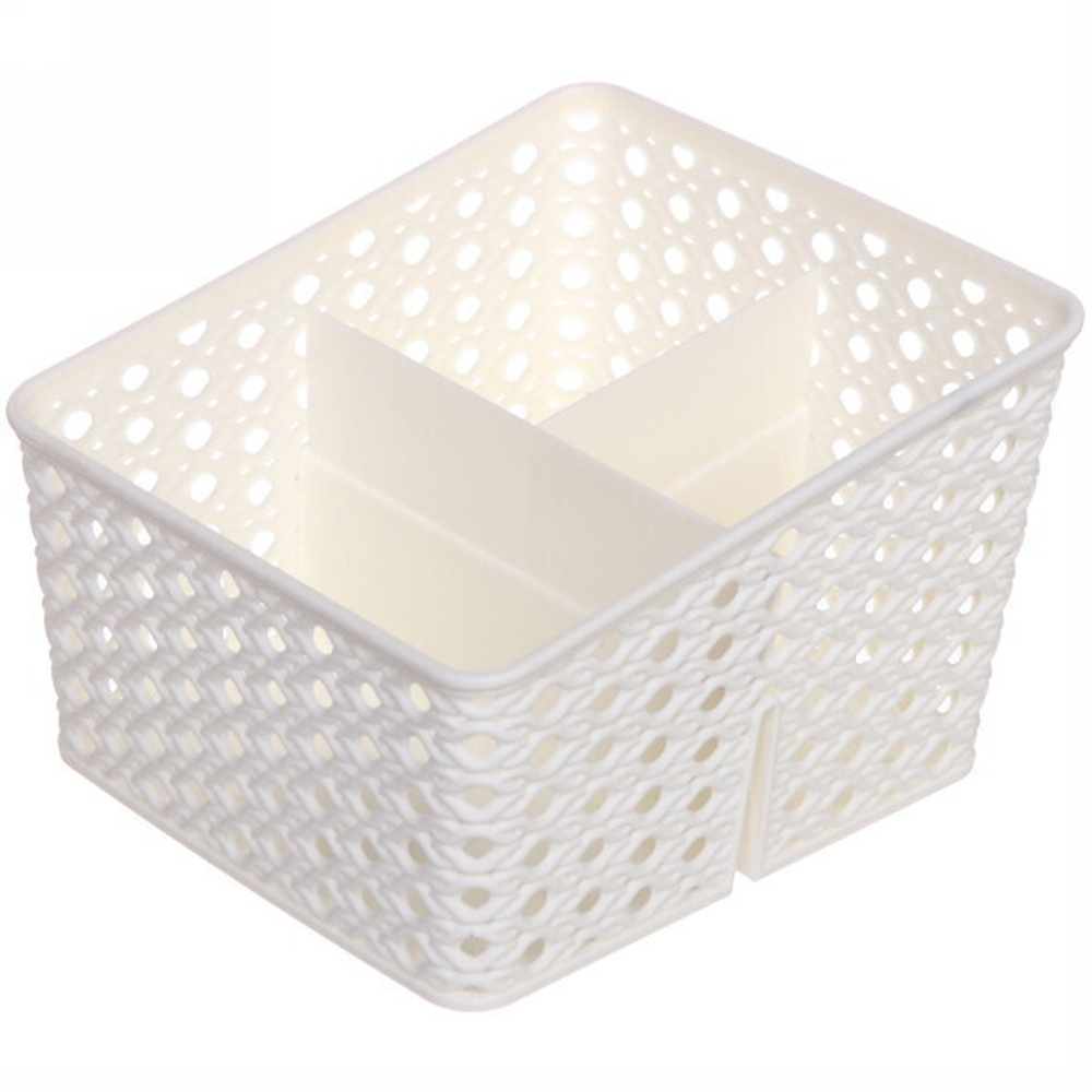 Органайзер для мелочей «Вязанье» белый 13,8х15,5х9,8