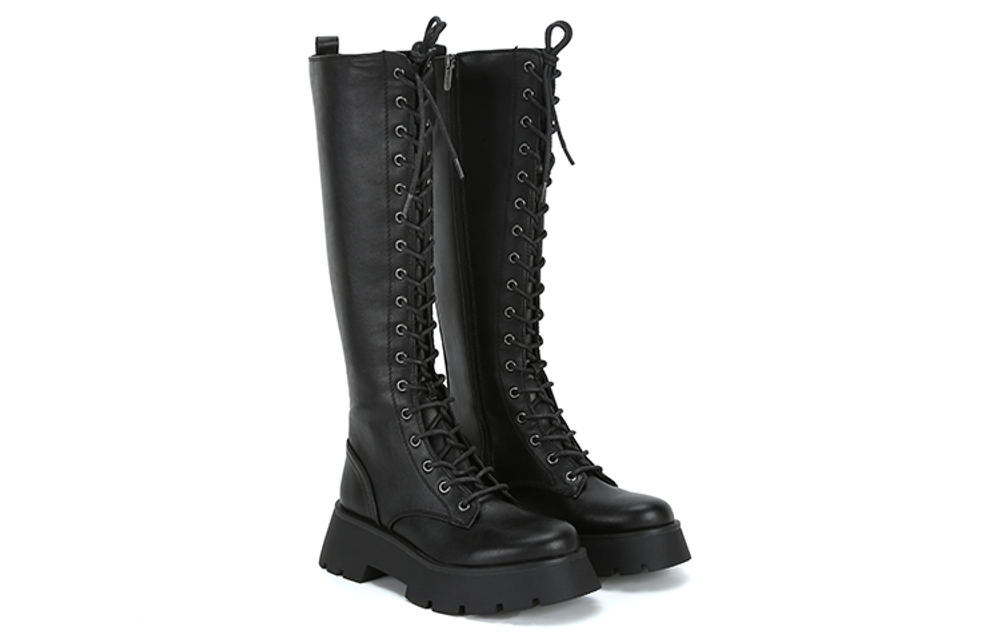 SAM EDELMAN By Circus Lilah PU Knight High Boots Women"s Black