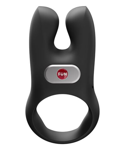 Черное эрекционное виброкольцо Nos (Цвет: черный)