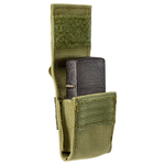 Набор Zippo в подарочной коробке (чёрная зажигалка Black Crackle и зеленый нейлоновый чехол)