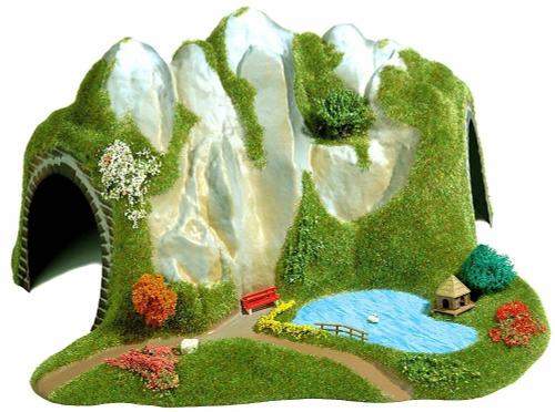 Тунель с озером (H0, 1:87)