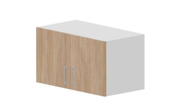 Антресоль 80х44х45см для документов (2 двери, без полок, ручки - алюминий)