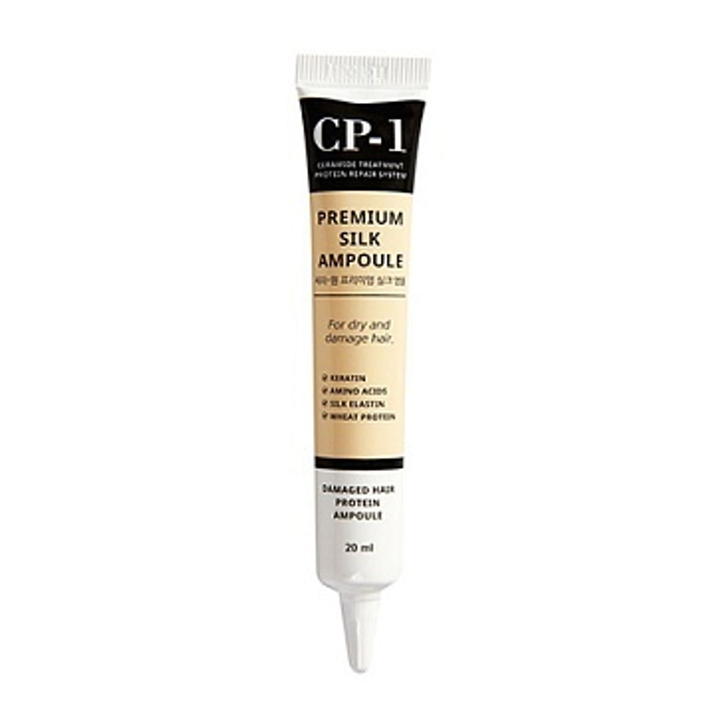 Сыворотка несмываемая для волос с протеинами шелка - Esthetic House CP-1 Premium silk ampoule, 20 мл