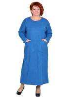 Платье прямого силуэта Каскад