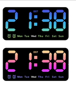 Часы настольные LED MIRROR NO.: 5538-A Purple