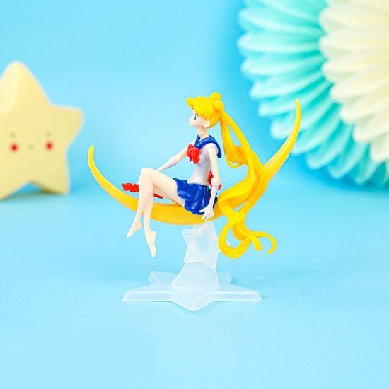 Фигурка Сейлор Мун, Sailor Moon, на луне, 13,5 см