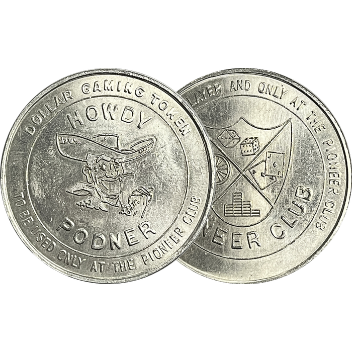 Pioneer Club Casino $1 Token №1