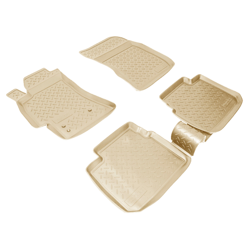 Ковры в салон Norplast/Unidec для Subaru Legacy (2003-2010)Полиуретан,Бежевый, арт.NPL-Po-84-50-B