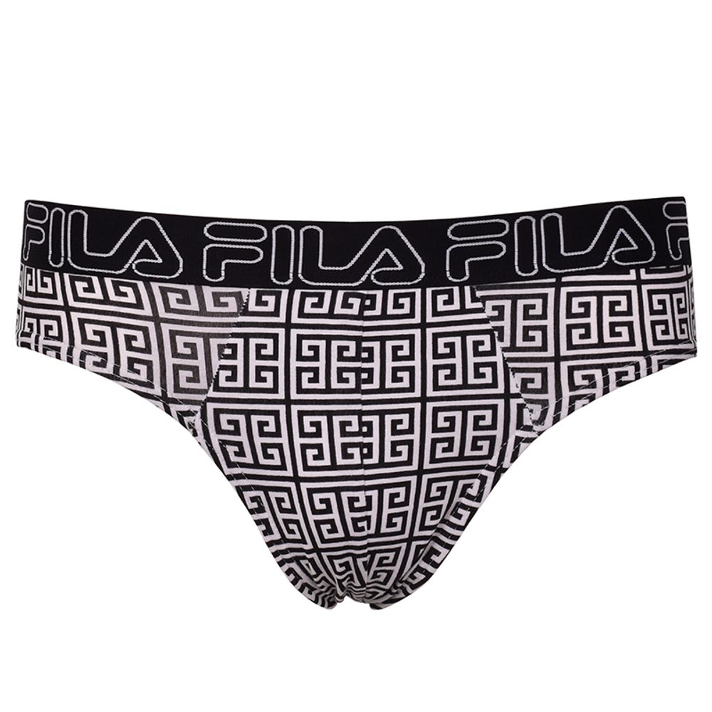 Мужские спортивные боксеры Fila Underwear Man Brief 1P - white/black