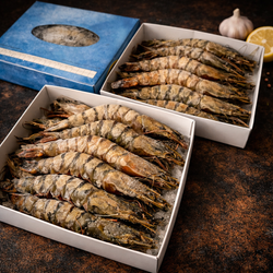 Черные тигровые креветки, 1 кг