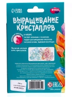 Набор для опытов Выращивание кристаллов розовый