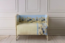 Комплект 6 предметов «Морячки» в прямоугольную детскую кроватку