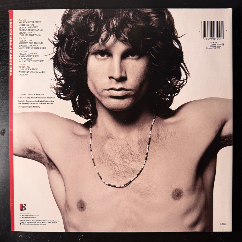 The Doors ‎– The Best Of The Doors 2LP (Германия 1985г.)