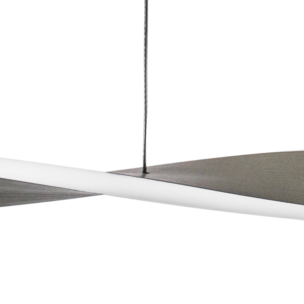 615099 Люстра TORINO 42W LED 1890LM ВОРОНЁНАЯ СТАЛЬ 3000K