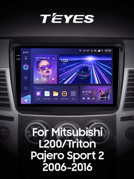 Teyes CC3 2K 9"для Mitsubishi Pajero Sport 2008-2016