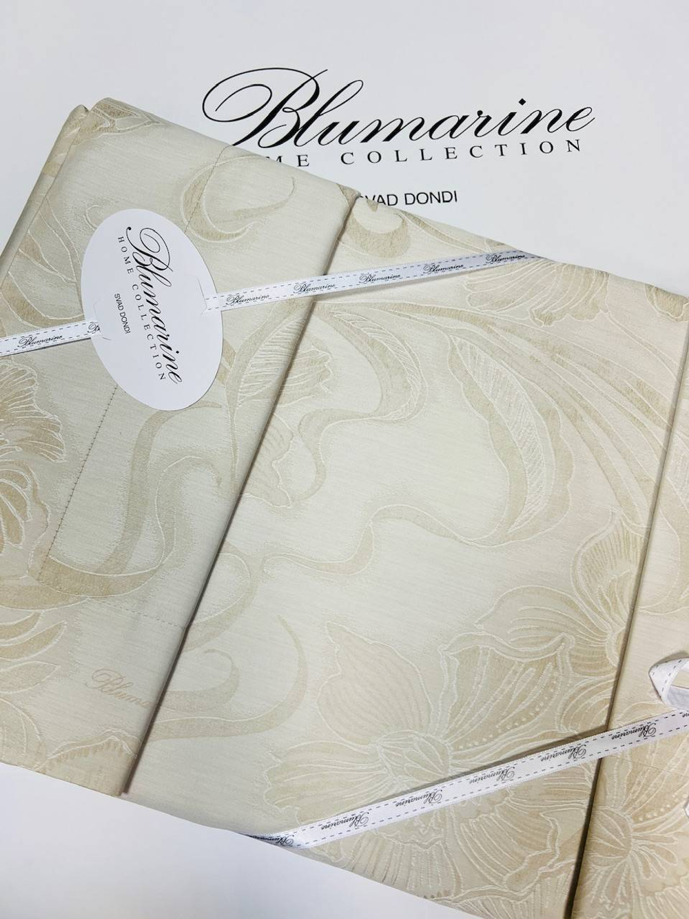 Постельное белье 2 спальное евро макси Blumarine Laperla Sahara светло-бежевое