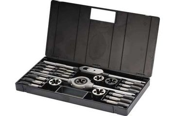 Резьбонарезной набор M 2-II 24 предметов M12-M20 в пластиковом кейсе Bucovice Tools 310200