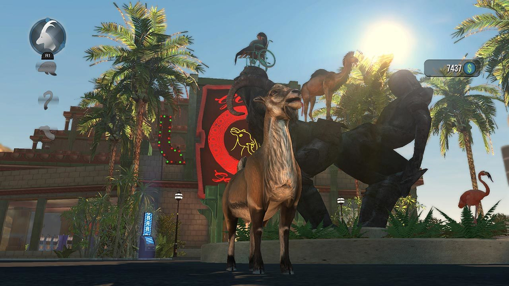 Goat Simulator: The Bundle (Симулятор козла) (диск для PS4, интерфейс и субтитры на русском языке)