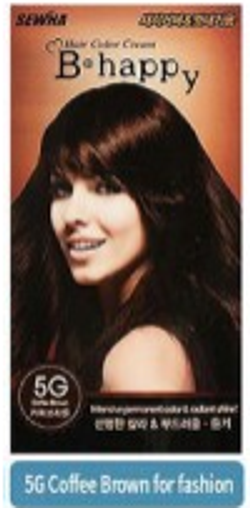 B-HAPPY Стойкая крем-краска для волос Hair Color Cream Richenna 40 ml + 80 ml