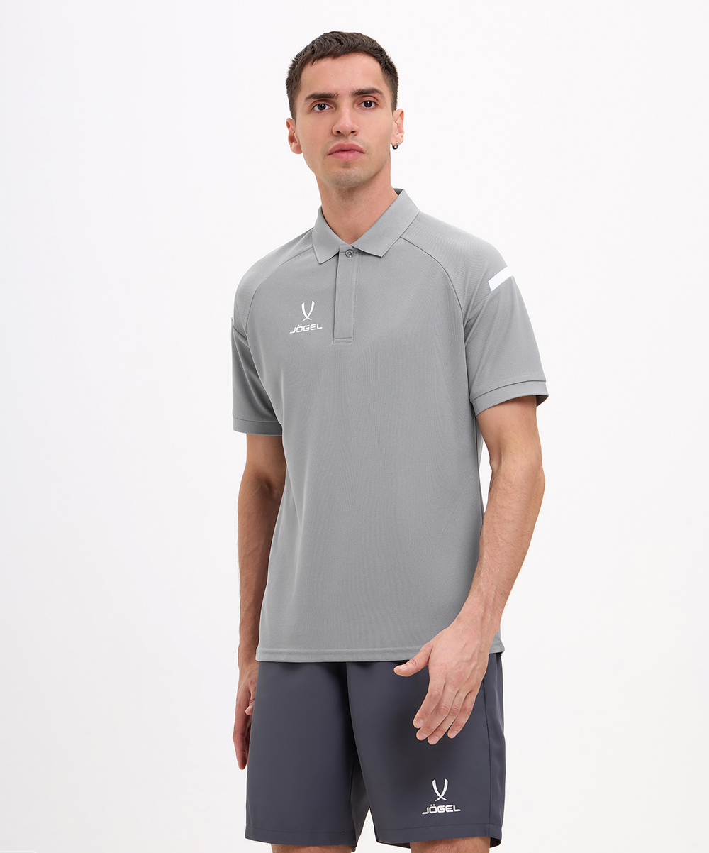 Поло CAMP 2 Poly Polo, серый