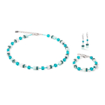 Серьги Coeur de Lion Dark Green-Silver 4010/20-0548