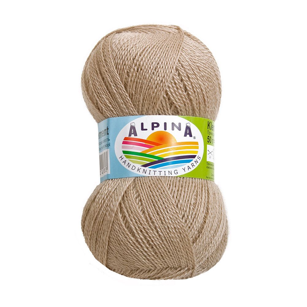 Пряжа Alpina Klement / уп.4 мот. по 50г, 300м, 14 бежевый Пряжа Alpina Klement / уп.4 мот. по 50г, 300м, 14 бежевый