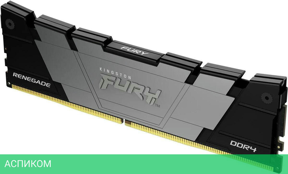 Оперативная память Kingston Fury Renegade Black DDR4 16GB (KF432C16RB12/16)