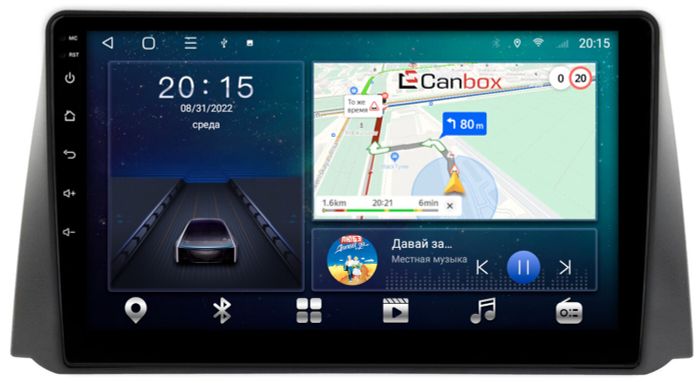 Магнитола для УАЗ Патриот, Пикап 2016-2023+ - CanBox 9-1170 Android 10, SIM-слот