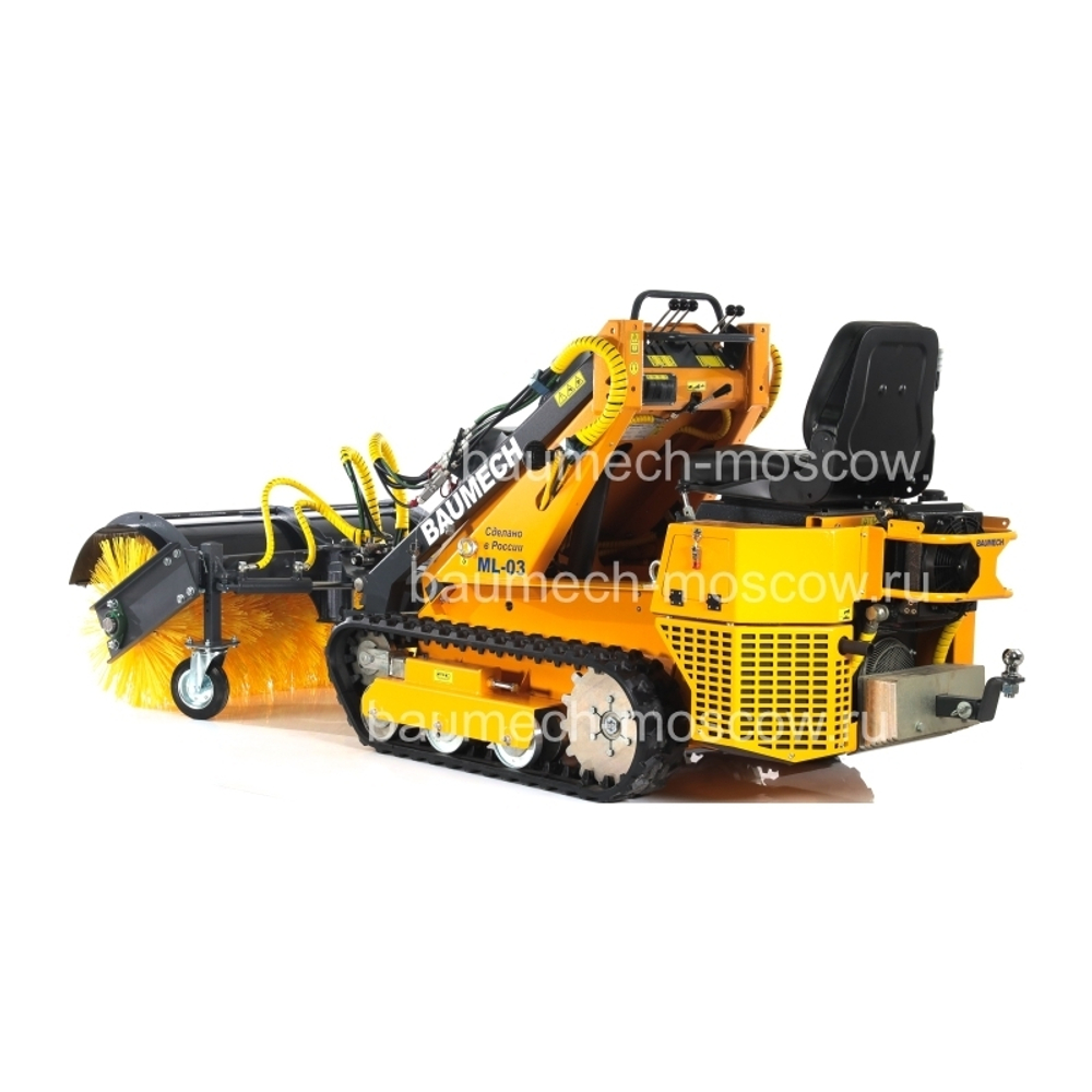 Baumech ML-03 Pro Щётка с гидравлическим поворотом ширина 115см, диаметр 55см, угол поворота 25°