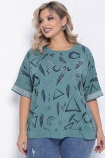 Блуза Симона (олива) Б12293-20 LT Collection