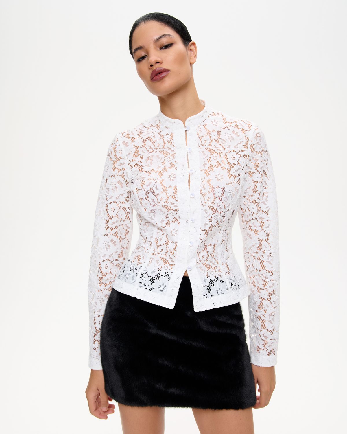 Блуза из кружева