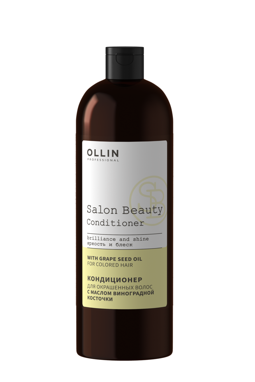 OLLIN PROFESSIONAL SALON BEAUTY Кондиционер для окрашенных волос с маслом виноградной косточки 1000мл