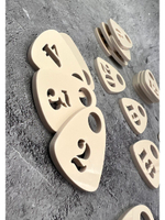 Номерки для гардероба прорезные