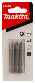 Насадка PH2 50 мм 3 шт. Makita B-25220