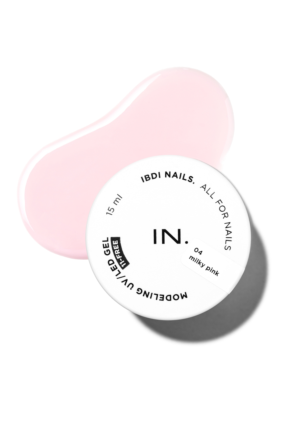 Гель моделирующий IBDI NAILS 04 Milky Pink 15мл