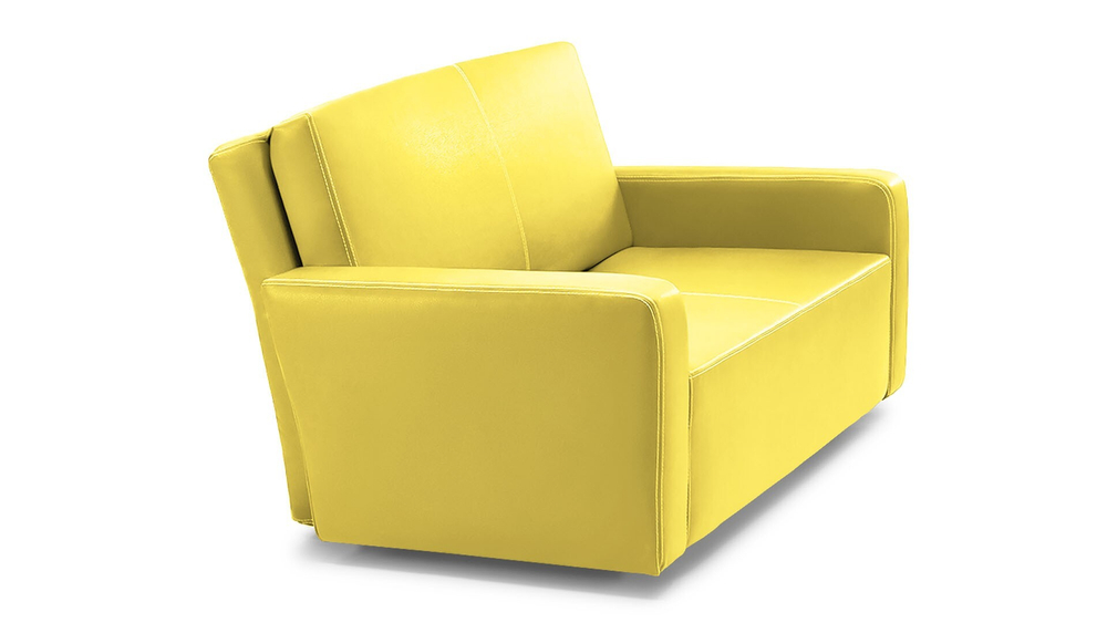Диван Роин Galaxy Yellow 187*100*86 см, Желтый Экокожа Аккордеон Фиеста