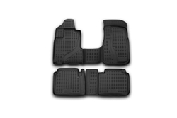 Коврики Standard, в салон HONDA CR-V 2002-2006, 4 шт. (полиуретан, чёрные) Element.NLC.18.03.210