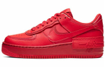 Кроссовки Nike Air Force 1 Shadow Triple-Red (Женская размерная сетка)